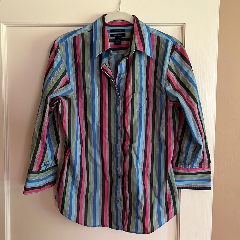 3 for $15 * Westbound Wrinkle-free Striped Shirt